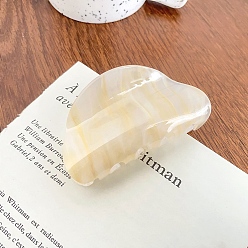 Морская Ракушка Акриловые заколки для волос на когтях, для женщин девушек, полукруглый, цвет морской раковины, 80 мм