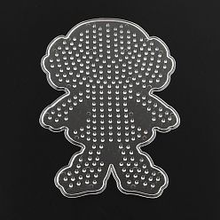 Прозрачный Пластиковые пергаменты для abc abc, используемые для 5x5 mm diy плавких вставок, прозрачные, 148x96x5 мм