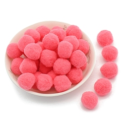 Светло-Коралловый Полиэстеровый мяч, аксессуары для костюма, аксессуары, круглые, свет коралловый, 20 мм, 50 шт / пакет