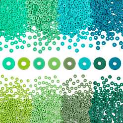 (52) Непрозрачная лаванда 4800 шт 8 цвета бусины из полимерной глины ручной работы, Диск / плоские круглые, Heishi бусы, разноцветные, 6x1 мм, отверстие : 2 мм, 600 шт / цвет