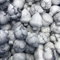 Говлит Декоративные украшения из голлива, для украшения дома, желудь, 22x17 мм