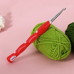 Красный Алюминий крючки, с ручкой TPR, красные, 160 мм