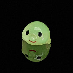 Fish Светящаяся смола морские животные дисплей украшения, светится в темноте, микро пейзаж украшение аквариума, рыба, 24x18x13 мм