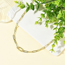 Oro 4 Collares de cadena de latón de mm con cierre de resorte para mujer, dorado, 17.80 pulgada (45.2 cm)