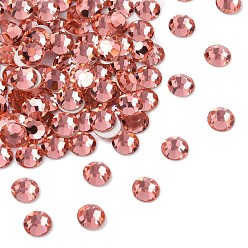 70030 Rose Peach Preciosa® maxima crystal без горячей фиксации плоские камни, чешский хрусталь, срыв твердой мозговой оболочки, круглый(438 11 615 шатон-роза), 70030 розово-персиковый, ss 16 (3.8~4 мм)