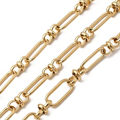 Real 20K Gold Plated 304 цепи прямоугольные звенья нержавеющие, несварные, ионное покрытие (ip), реальный 20 k позолоченный, 16.5x7.5x1.5 мм