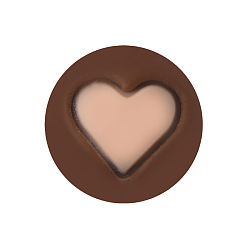 Сердце Круглые пищевые экологически чистые силиконовые бусины, сердце, 15 мм