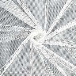 Белый Полиэстеровая эластичная ткань с люверсами, аксессуары для сумок и одежды, белые, 1000x1600x0.2 мм, отверстие : 2 мм