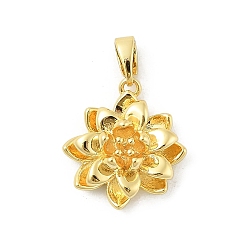 Настоящее золото 18K Латунные подвески, без кадмия, без никеля и без свинца, , реальный 18 k позолоченный, 16.5x15.5x6 мм, отверстие : 5x2.5 мм