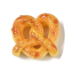 Сердце Кабошоны из непрозрачной смолы, имитация еды, декодирование, хлеб, сердце, 19.5x21x9.5 мм