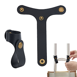 Черный Пряжка из искусственной кожи с защитой от потери для багажа, с помощью кнопки сплава оснастки, чёрные, 145x102x6 мм