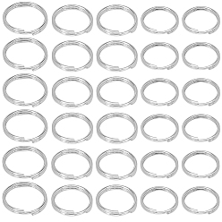 Нержавеющая Сталь Цвет 600шт 3 стили 304 разрезные кольца из нержавеющей стали, кольца с двойной петлей, цвет нержавеющей стали, 8~12x1~1.5 мм, внутренний диаметр: 7~10.5 мм, 200 шт / стиль