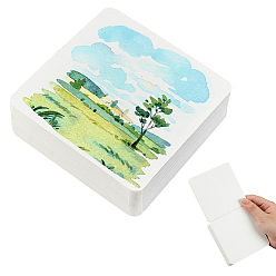 Белый 1портативные альбомы для рисования и рисования на ПК, квадратный, белые, 90x90x29 мм, 60 листов/шт.