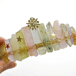 Другие Кварцы Резинки для волос из натурального кварца, короны для волос для женщин и девочек, 350x150 мм