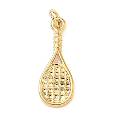 Золотой Спортивная тематика 304 подвески из нержавеющей стали, брелок для ракетки, золотые, 23x8.5x2 мм, отверстие : 3 мм