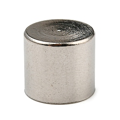 Нержавеющая Сталь Цвет Не тускнеет 304 наконечники шнура из нержавеющей стали, Торцевые крышки, колонка, цвет нержавеющей стали, 9x10 мм, внутренний диаметр: 9 мм