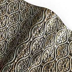 Темный Хаки Ткань из искусственной кожи с тиснением цветочного узора, для поделок из кожи, аксессуары для изготовления сумок, Темный хаки, 30x135 см