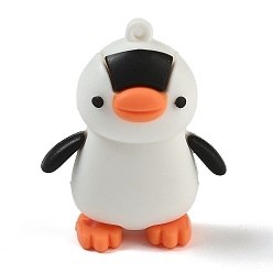Пингвин Сумка пвх подвески, животные, Брелок, пингвин, 47.5x40.5x23 мм, отверстие : 2.5 мм