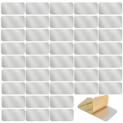 Rectangle 401 наклейки из нержавеющей стали, намагничивающий лист, самоклеящиеся металлические пластины для магнитных креплений, цвет нержавеющей стали, прямоугольные, 30x60x0.4 мм, 70 шт
