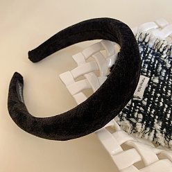 Черный Бархатные резинки для волос, аксессуары для волос для женщин и девочек, чёрные, 160x140 мм