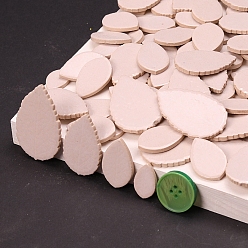 Морская Ракушка Мозаичная плитка из фарфора в форме листа, для поделок из мозаики своими руками, рамки для картин и многое другое, цвет морской раковины, 23~52x14~32x4 мм, о 25~40 шт / комплект