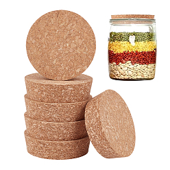 Цвет Древесины Пробки для бутылок, бутылочные тампоны, плоско-круглые, деревесиные, 68x20 мм