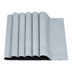 Black Non-Woven Fabric Calligraphy Water-Writing Cloth, Rectangle, Black, 430x338x0.25mm