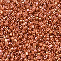 (DB2274) Opaque Glazed Persimmon MIYUKI Delica Beads, Cylinder, Japanese Seed Beads, 11/0, (DB2274) Opaque Glazed Persimmon, 1.3x1.6mm, Hole: 0.8mm, about 2000pcs/bottle, 10g/bottle