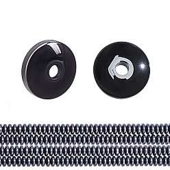 Non-magnetic Hematite 2 Strands Synthetic Non-Magnetic Hematite Beads Strands, Disc, Heishi Beads, 6.5x3mm, Hole: 1mm, about 137~139pcs/strand, 15.55~15.75 inch(39.5~40cm)