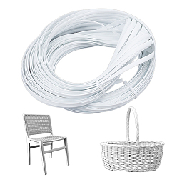 Белый Полиэтиленовые ленты, плоский, белые, 3/8 дюйм (8.5 мм)