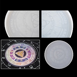 Треугольник Таро своими руками пищевая силиконовая форма, формы для литья смолы, для уф-смолы, изготовление изделий из эпоксидной смолы, белые, треугольные, 241x10 мм