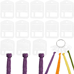 Дом 3 сумки акриловые нити намотки доски, с кольцами на петлях из железа с вкладными листами из ПК, для вышивки крестиком, хлопчатобумажной нитью, рукоделием, сделай сам, для хранения шитья, дом, 1 мм