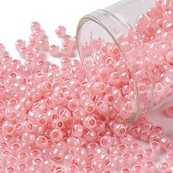 (911) Ceylon Impatiens Pink Тохо 8/0 круглые бусины, японский бисер, (911) ceylon impatiens pink, 8/0, 3 мм, отверстие : 1 мм, Около 222 шт / 10 г