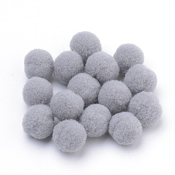 Серебро Дикий кукла, полиэфирный жемчуг, круглые, серебряные, 9~10.5 мм