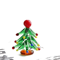 Зеленый Рождественские украшения в стиле лэмпворк, для украшения дома, зелёные, 45 мм