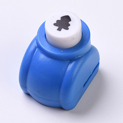 Случайный Цвет Пластиковые наборы для пунша для скрапбукинга и бумажных промыслов, бумажные формочек, дерево, случайный один цвет или случайный смешанный цвет, 33x26x32 мм