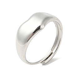 Нержавеющая Сталь Цвет Не тускнеет 304 регулируемое кольцо в форме сердца из нержавеющей стали для женщин, цвет нержавеющей стали, размер США 9 1/4 (19.1 мм)