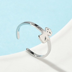 Ghost 304 регулируемые манжетные кольца из нержавеющей стали, цвет нержавеющей стали, призрак, 9 мм, регулируемый