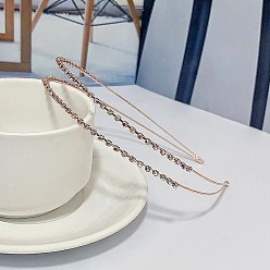 Розовое Золото Утюжок со стразами для волос для девочки, розовое золото , 150x120 мм