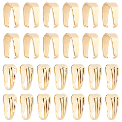 Золотой 200шт 2 стиль 304 защелка из нержавеющей стали на дужках, золотые, 6.5~8.5x3~3.5 мм, 100 шт / стиль