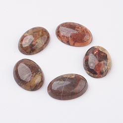 Натуральный Агат Кабошоны из натурального многоцветного агата, овальные, 40x30x8.5 мм