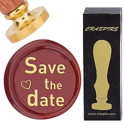 Слово Латунные восковые печати с деревянной ручкой, для diy scrapbooking, слово, 25 мм