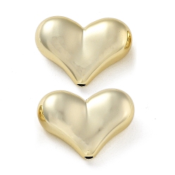 с Золотистым Покрытием Покрытие акриловыми шариками, сердце, с золотым покрытием, 16x22x9 мм, отверстие : 1.5 мм