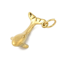 Whale 304 подвески из нержавеющей стали, с целью перехода в кольце, золотые, кит, 13.5x22x7 мм, отверстие : 4.3 мм