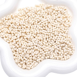 Античный Белый Непрозрачные акриловые бусины в виде арахиса, старинный белый, 6x4 мм, о 105 шт / комплект