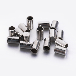 Платина Латуни мозг заканчивается, Торцевые крышки, колонка, платина, 5x3 мм, Внутренний диаметр: 2 мм