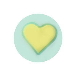 Сердце Круглые пищевые экологически чистые силиконовые бусины, сердце, 15 мм