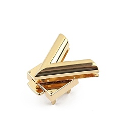 Light Gold Замки для кошельков из цинкового сплава в форме буквы V, для самостоятельного изготовления сумок, золотой свет, 39x46 мм