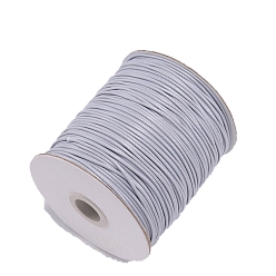 Гейнсборо Кожзаменитель шнуры, Аксессуары для ожерелья и браслета своими руками, светло-серые, 1 мм, около 174.98 ярдов (160 м) / рулон