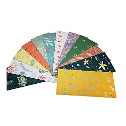 Flower Reusable Plastic Budget Envelopes for Cash Savings, with Budget Sheets, Label Stickers, Mixed Color, Flower Pattern, 79x180x0.5mm